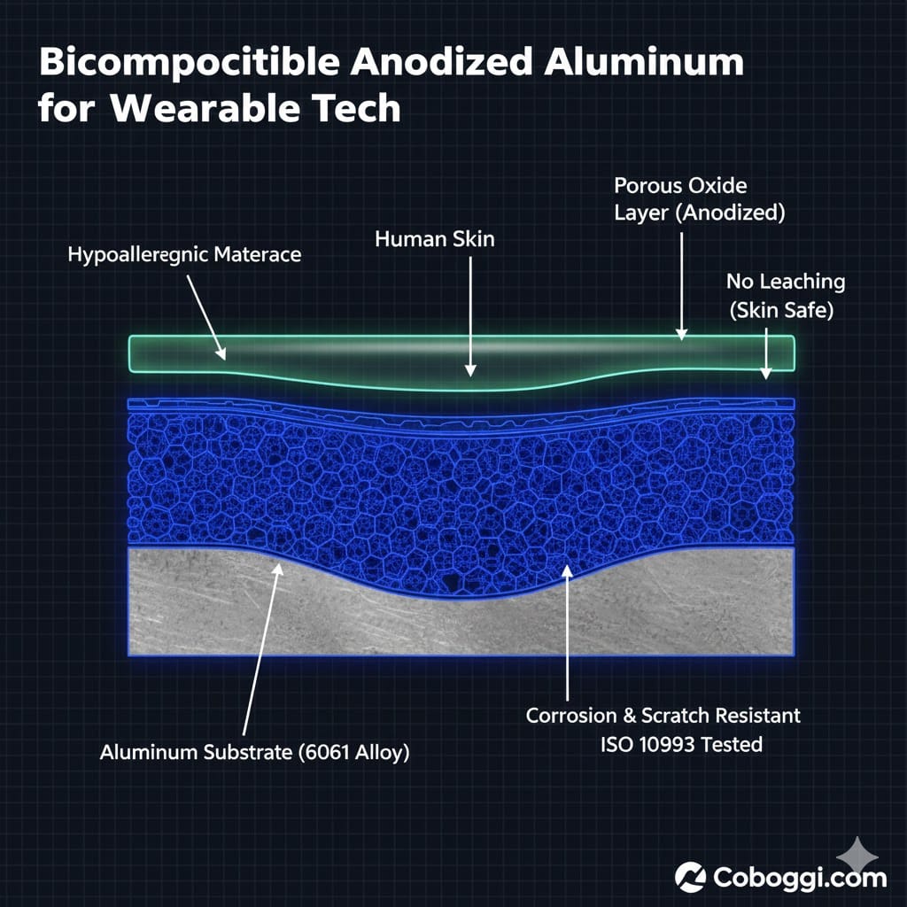 biocompatible anodized layer