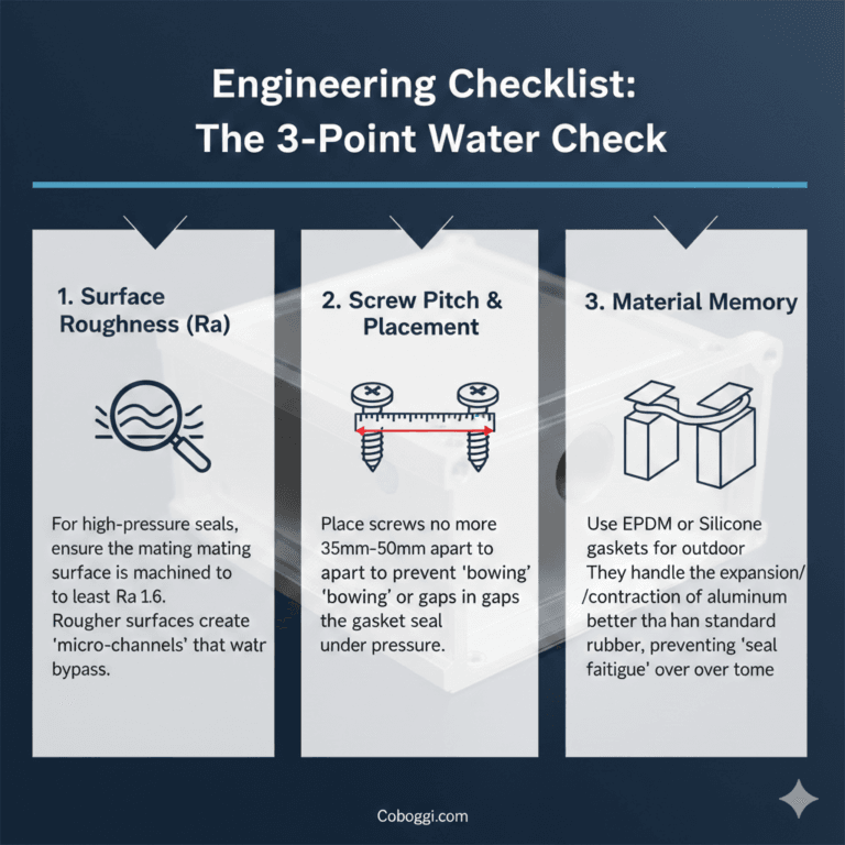 engineering checklist: the 3 point water check