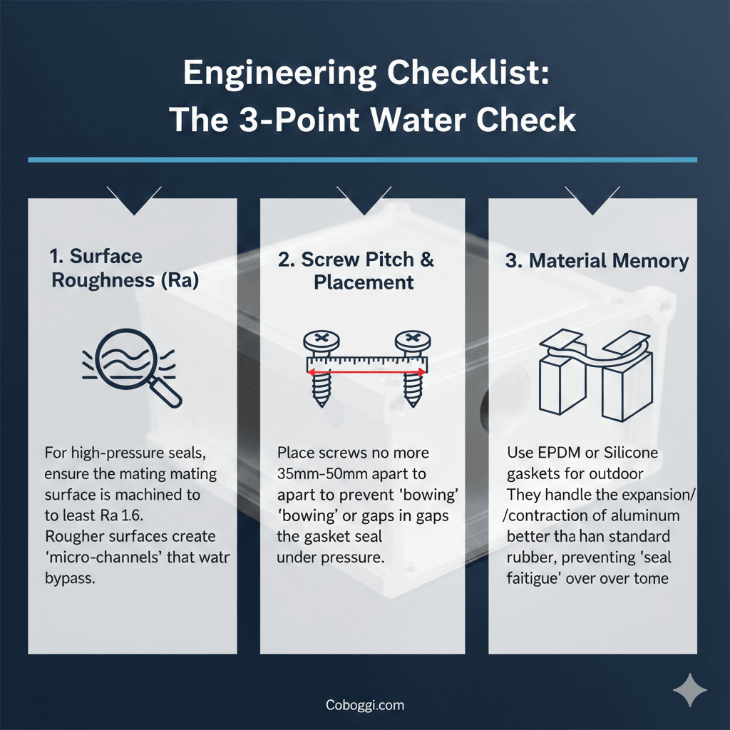 engineering checklist: the 3 point water check