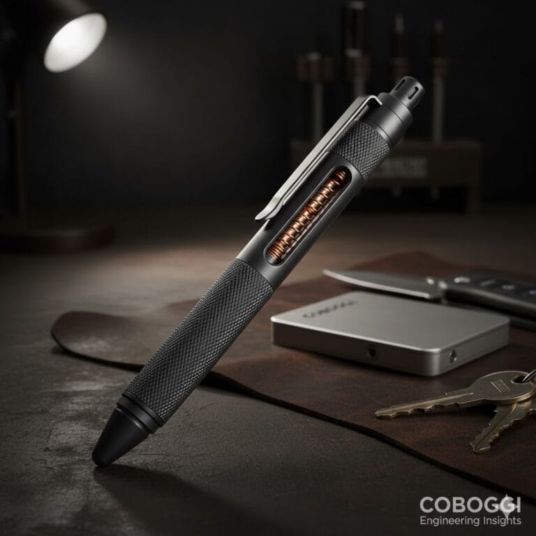 machined aluminum bolt action pen