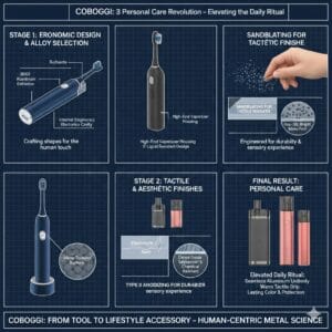 personal care aluminum finishing process