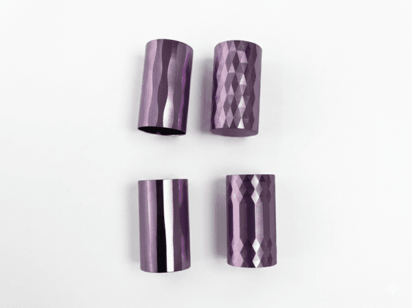 aluminum lipstick tube – purple