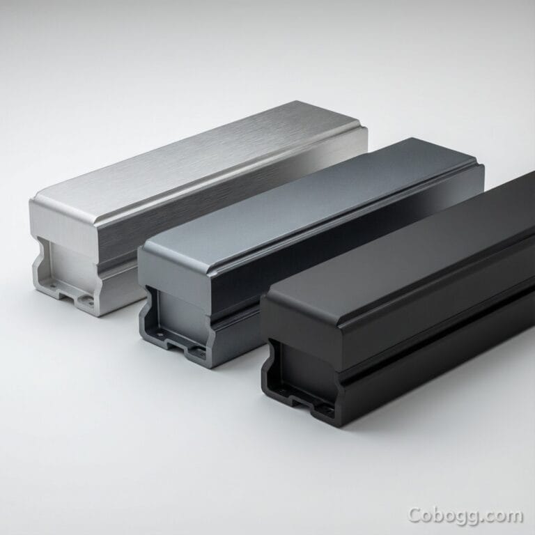 Lab technician testing dielectric strength of anodized aluminum case under controlled conditions