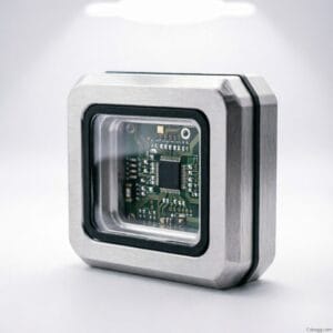 Robotic laser etching on aluminum medical housing in cleanroom