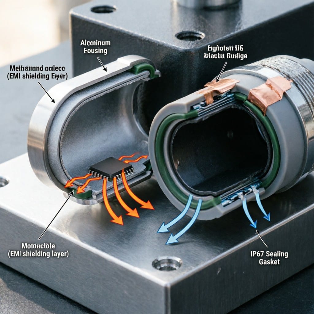 Technical comparison of aluminum vs plastic IIoT sensor housing designs